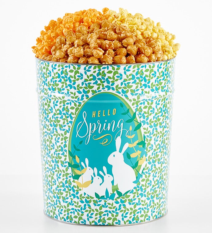 Easter Elegance 3 1/2 Gallon 3 Flavor Popcorn Tin